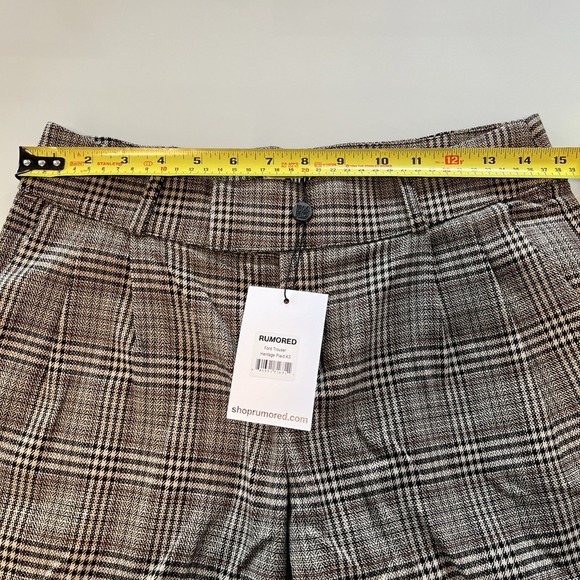 Rumored Ford trouser heritage plaid women's XS 90's Y2K NWT - Picture 8 of 12